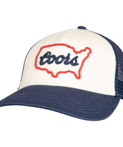 Coors United States Logo Snapback Flat Bill Hat