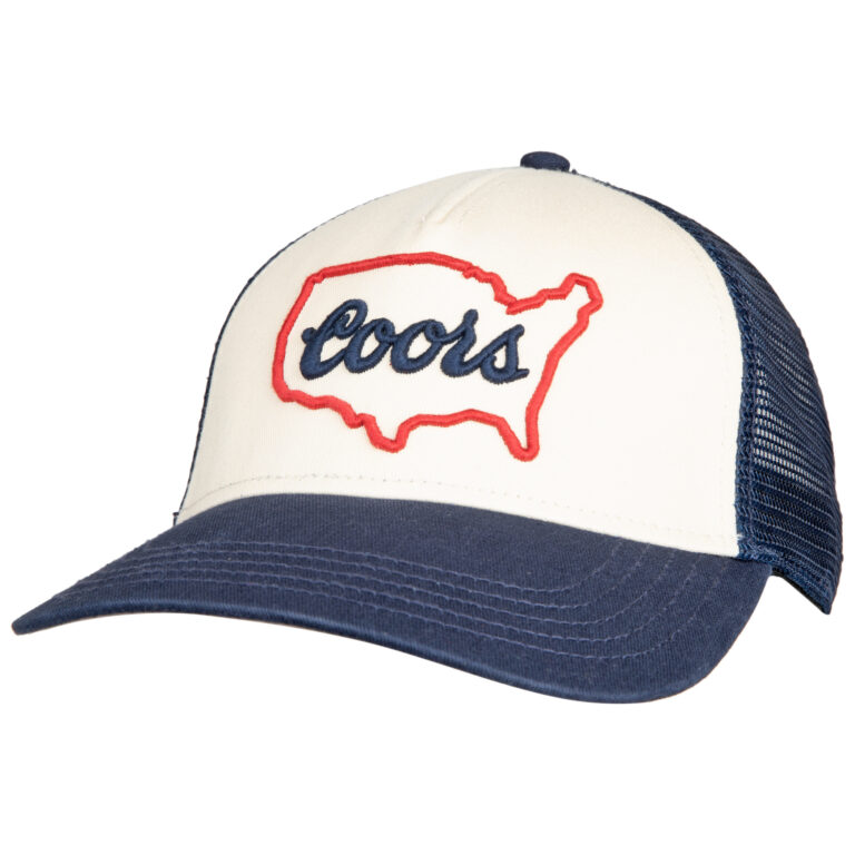 Coors United States Logo Snapback Flat Bill Hat