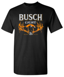 Busch Light Camouflaged Antlers T-Shirt