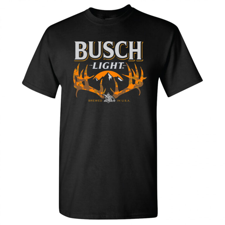 Busch Light Camouflaged Antlers T-Shirt