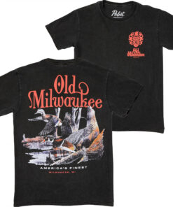 Old Milwaukee Ducks Front and Back Print T-Shirt