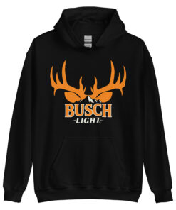 Busch Light Hunter Orange Big Buck Antlers Hoodie