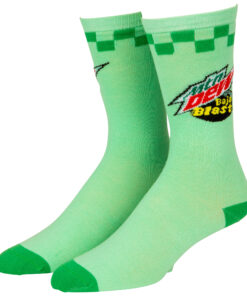Mountain Dew Baja Blast Logo Crew Socks