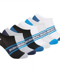Bud Light Logos Women's Athletic No-Show Socks 6-Pair Multipack