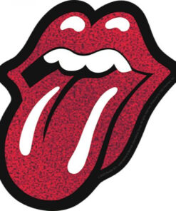 Rolling Stones Glitter Tongue Logo 4.5"x5" Sticker
