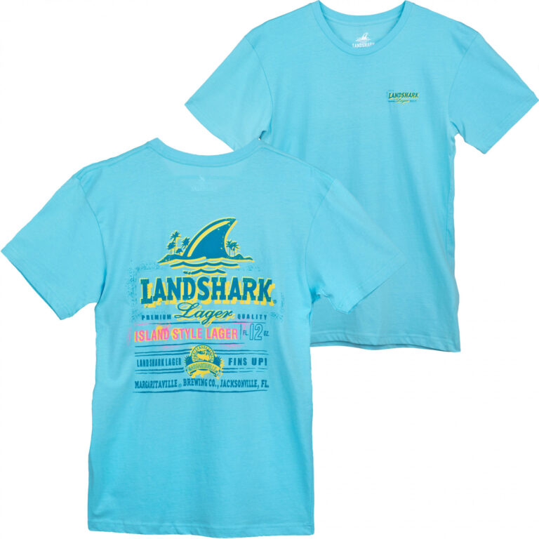 Landshark Aqua Men’s T-Shirt