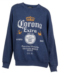 Corona Extra Label Women's Mineral Wash Crew Neck Fleece